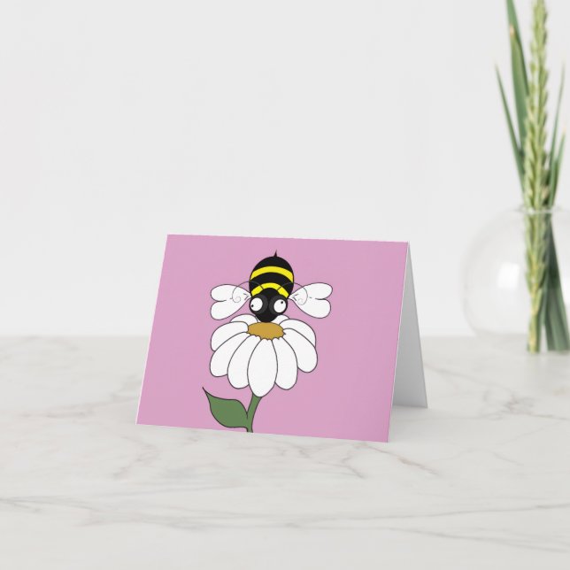 Daisy Note Card (Blank Inside) (Front)