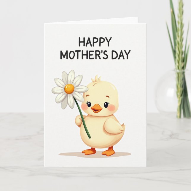Daisy Offering Mothers Day Card (Front)