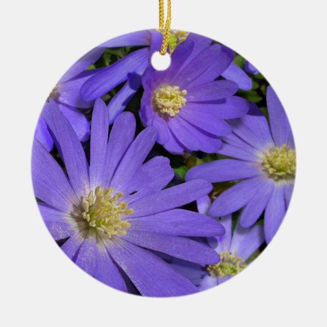 Daisy Ornament Flower Christmas Decoration (Front)