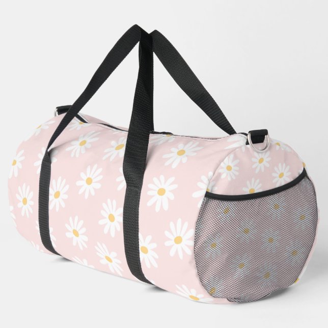 Daisy Pattern Duffle Bag (Right Corner)