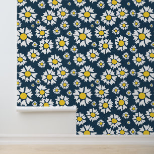 Daisy Pattern, Floral Pattern, White Daisies Wallpaper