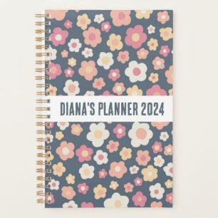 Daisy Pattern Flowers Blooms Floral Cute CUSTOM Planner