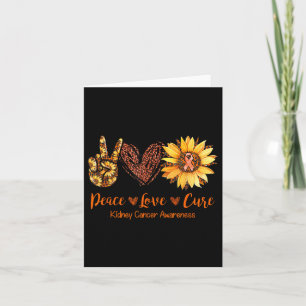 Daisy Peace Love Cure Kidney Cancer Awareness Gift Card