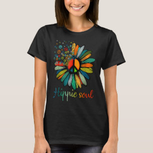 Daisy Peace Sign Hippie Soul  Flower   1 T-Shirt