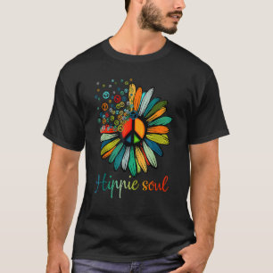 Daisy Peace Sign Hippie Soul  Flower   1 T-Shirt