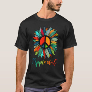 Daisy Peace Sign Hippie Soul T-Shirt