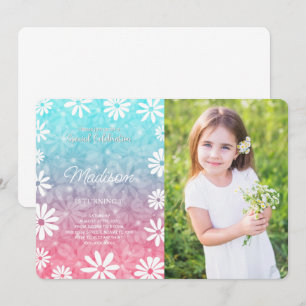 Daisy Photo Invitation