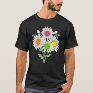 Daisy Pickleball Flower Pickleball Player Paddleba T-Shirt