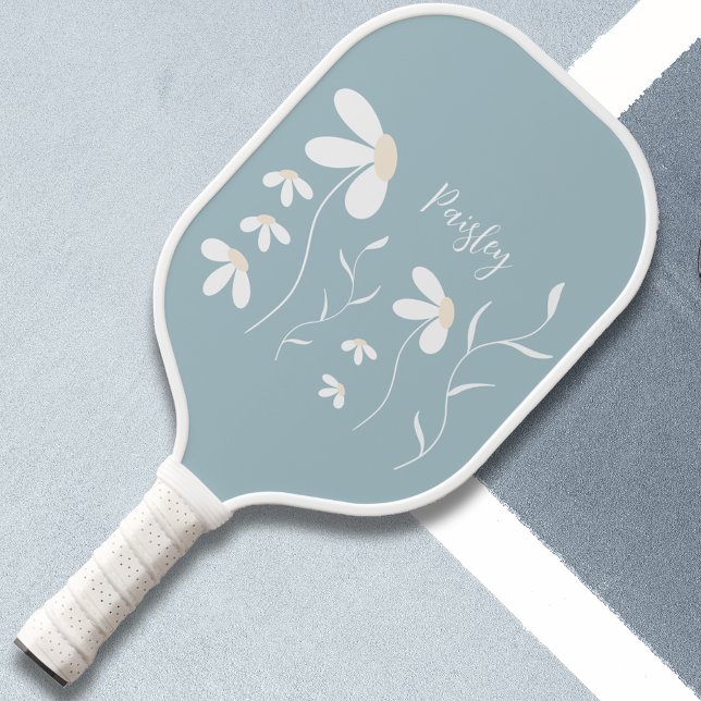 Daisy Pickleball Paddle - Floral Botanical Green (Creator Uploaded)