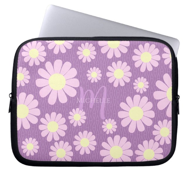 Daisy Pink Burberry Laptop Sleeve (Front)