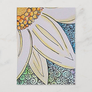 Daisy pop postcard