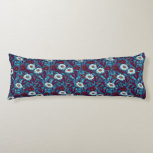 Daisy Print Interior Decor Retro Nexk Body Cushion