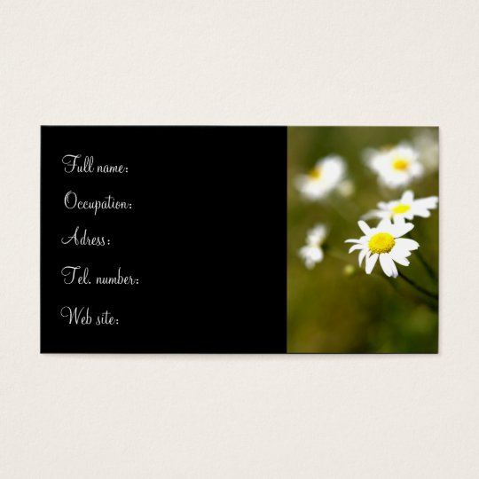 Daisy Profile Card
