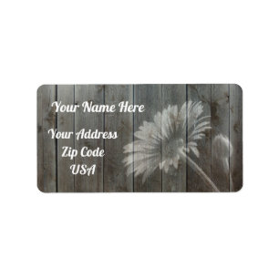 Daisy Return Address Labels