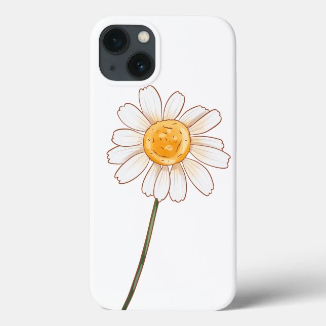 Daisy – Rustic Wildflower Illustration Case-Mate iPhone Case (Back)