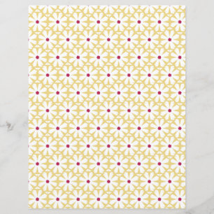 Daisy Scrapbooking Paper