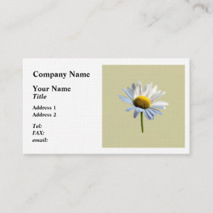 Daisy Shadow and Light Business Card