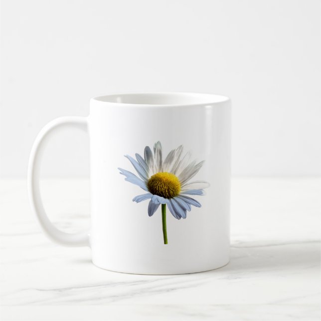 Daisy Shadow and Light Coffee Mug (Left)