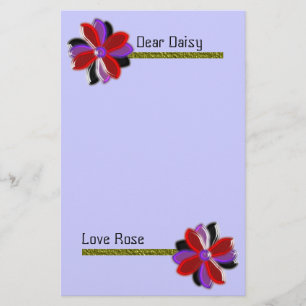 Daisy Shining Plastic Customisable Stationery