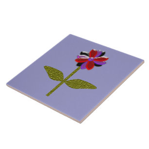 Daisy Shining Plastic Tile