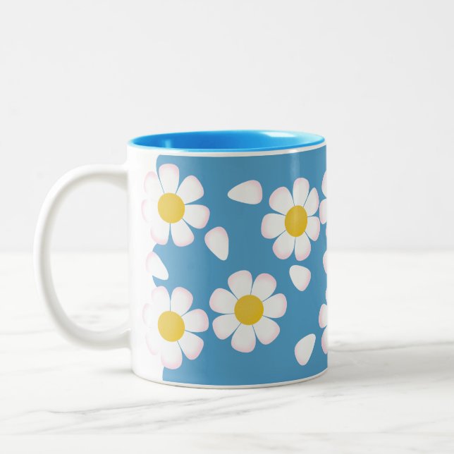 Daisy Sky Springtime Mug (Left)