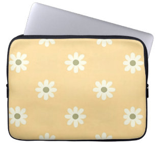 Daisy Smile Floral teen girl Laptop Sleeve