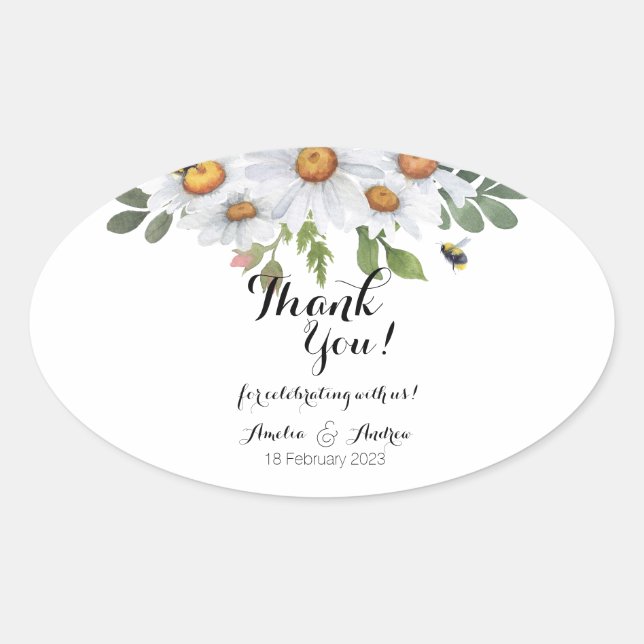 Daisy - stickers oblong (Front)