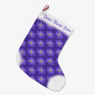 Daisy Stocking Christmas Daisies Stocking Custom