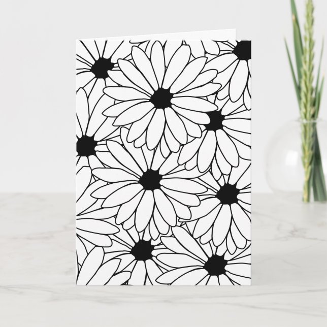 Daisy Storm Greeting Card (Front)