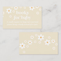 Daisy Tan Retro Baby Shower Books for Baby
