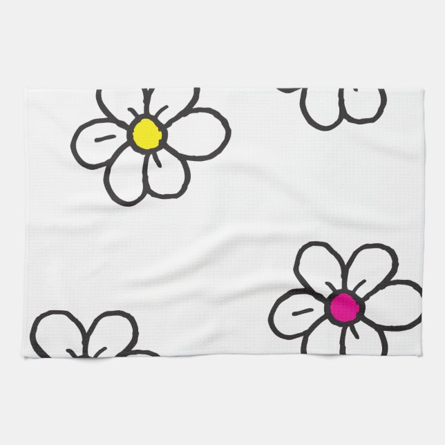 Daisy Tea Towel (Horizontal)