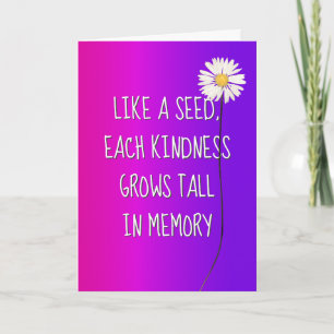 Daisy Thank You Card