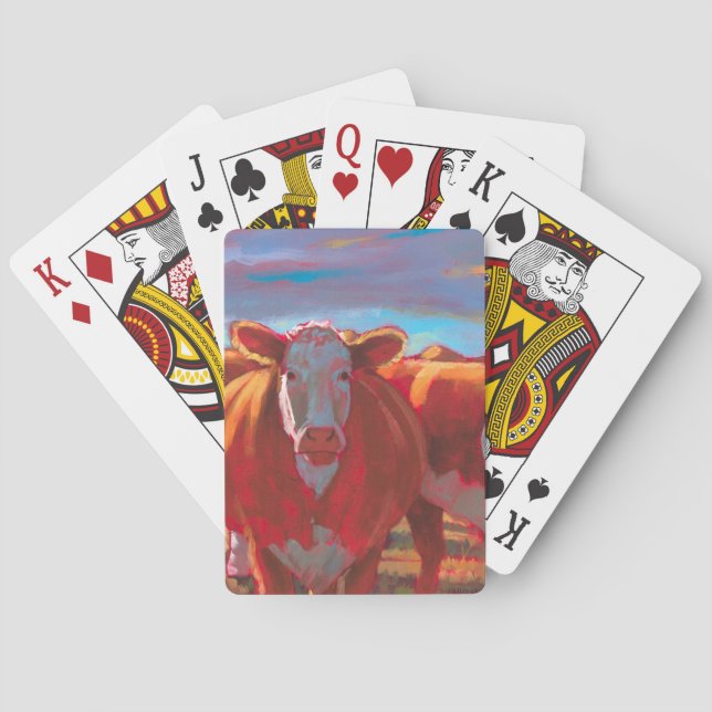 Daisy the Cow Playing Cards (Back)