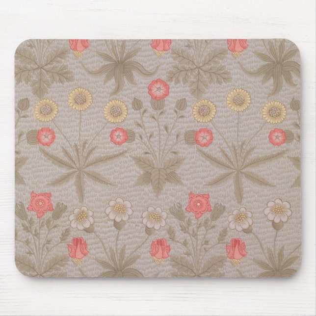 'Daisy', the first wallpaper designed by William M Mouse Mat (Front)