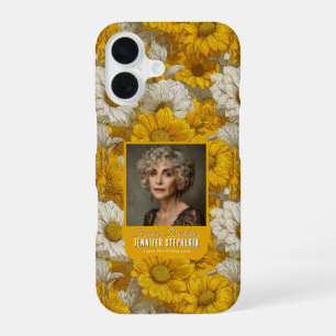 Daisy Theme Happy Birthday For Aunt Yellow iPhone 16 Case