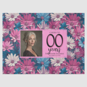 Daisy Theme Surprise Birthday Gift For Her Tissue Paper