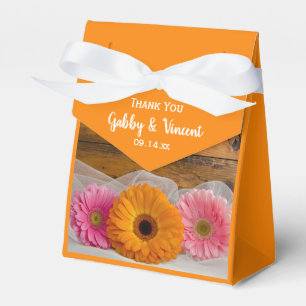 Daisy Trio Country Wedding Favour Box