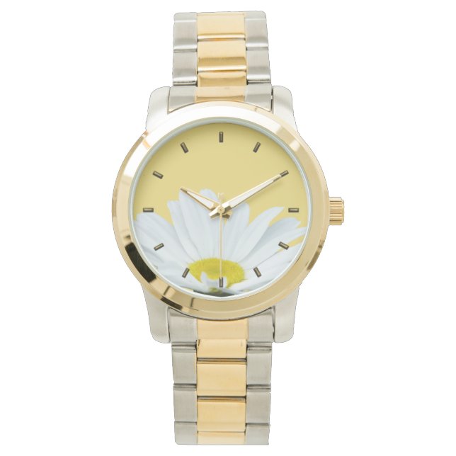 Daisy Watch Classic Wildflower Daisy Wrist Watch (Front)