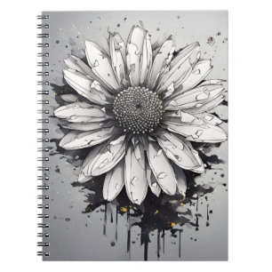 Daisy - Watercolor flowers Notebook