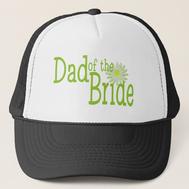 Daisy Wedding/ Dad of Bride Trucker Hat (Front)