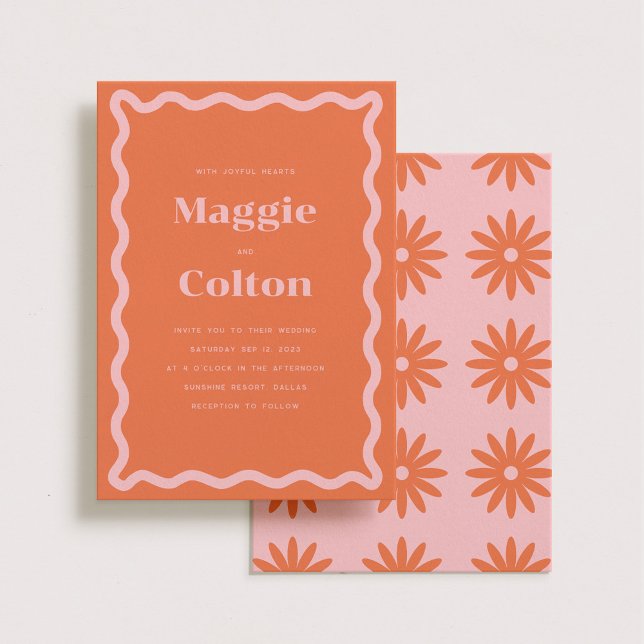 Daisy Wedding Invitation (Creator Uploaded)