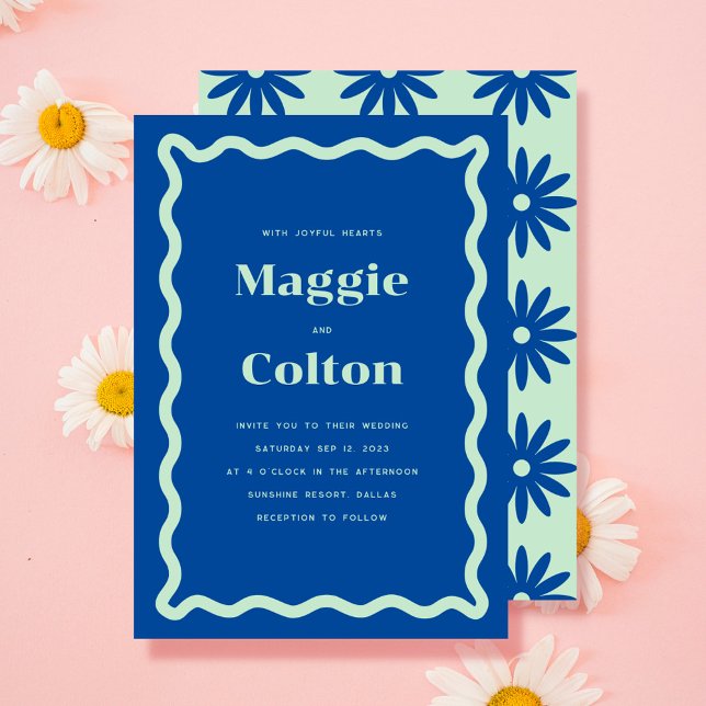 Daisy Wedding Invitation (Creator Uploaded)