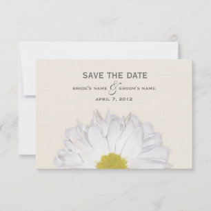 Daisy Wedding Save The Date