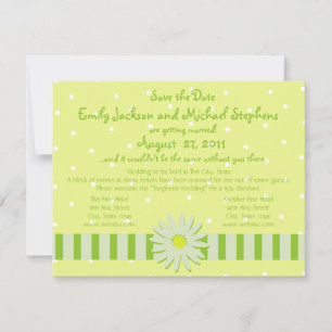 Daisy Wedding/ Save the Date