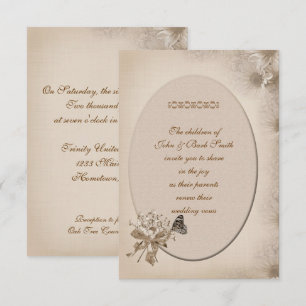 Daisy Wedding Vow Renewal Invitation