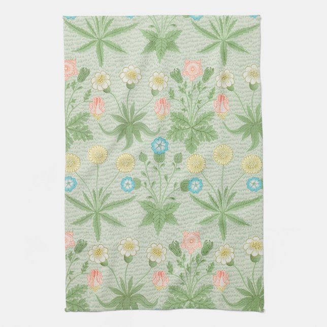Daisy, William Morris Tea Towel (Vertical)