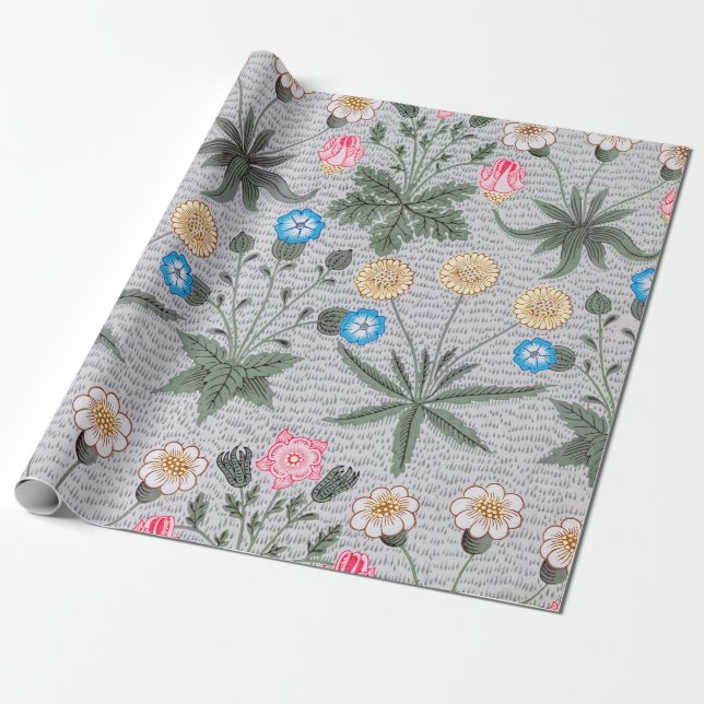 Daisy, William Morris Wrapping Paper (Unrolled)