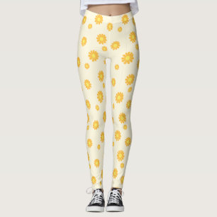 Daisy Yellow Leggings
