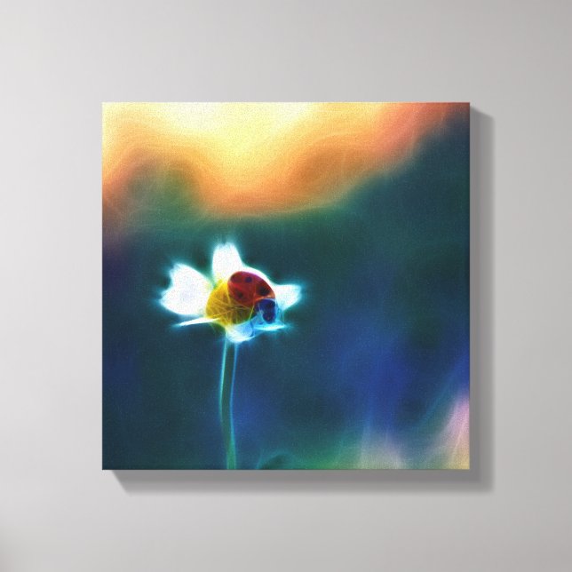 Daisybug Canvas Print (Front)