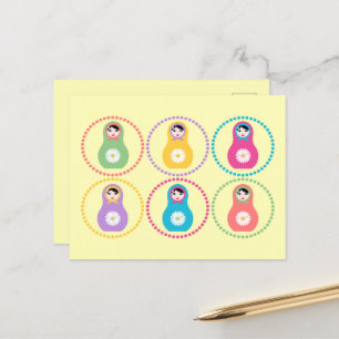 Daisyflower Missydoll Postcard